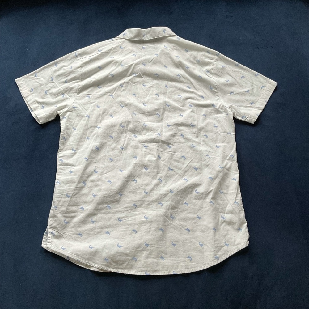 Trunks Dolphin Print‎ Button Down Shirt - Picture 4 of 4